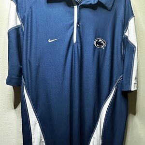 Nike Penn State Polo Shirt Dri-Fit
